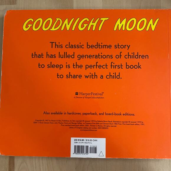 Vintage 2001 Lap Edition Oversized Board Book Goodnight Moon - Picture 5 of 8